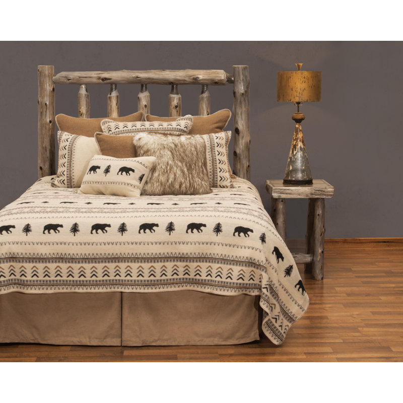 Wooded River Boulder - Bed Skirt - Twin, Twin
