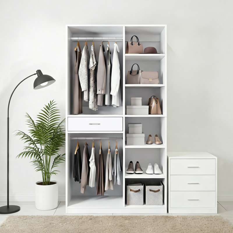 Armoire moderne et minimaliste multifonctionnelle avec tiroirs