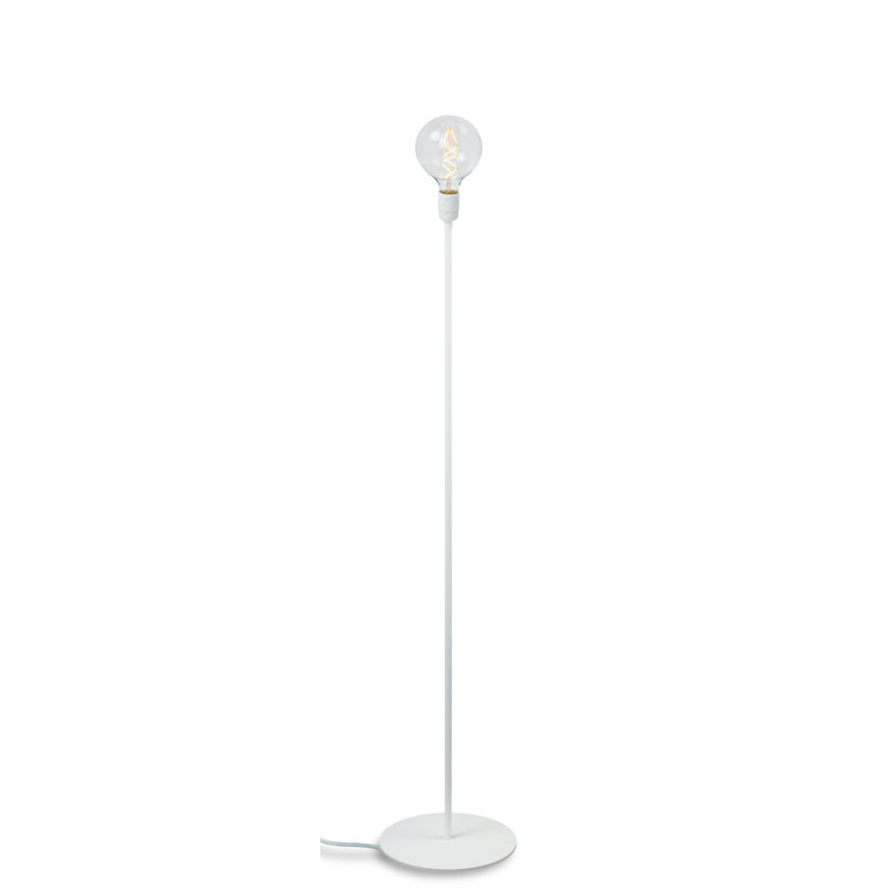 Bi 130cm Traditional Floor Lamp, White