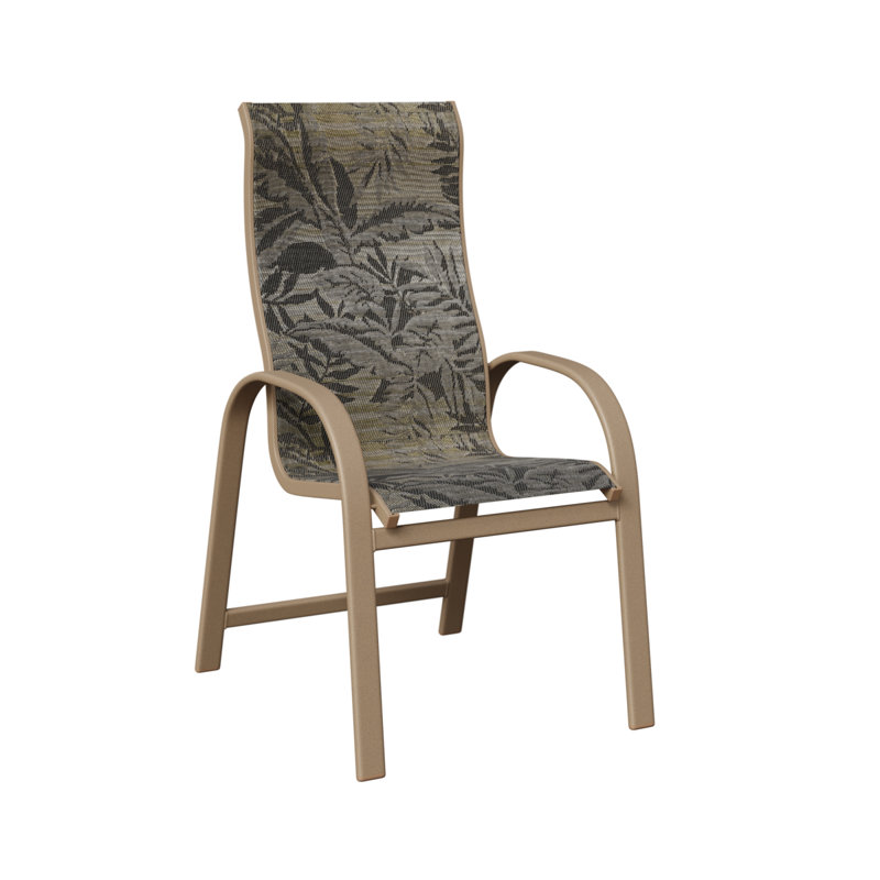 Chaise de salle à manger Berlin, Chêne veiné de bois, Sumba moka