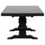 Ensemble de table de salle à manger à rallonge 126 pièces Florence beige-107170688-107170686