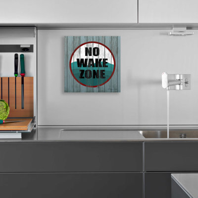 «No Wake Zone» par Susan Ball, art mural en verre acrylique