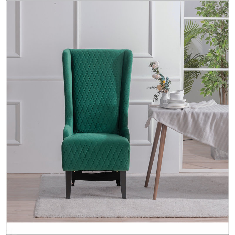 Fauteuil à oreilles de 23,03 po de large, chaise d'appoint confortable et élégante pour le salon avec structure durable