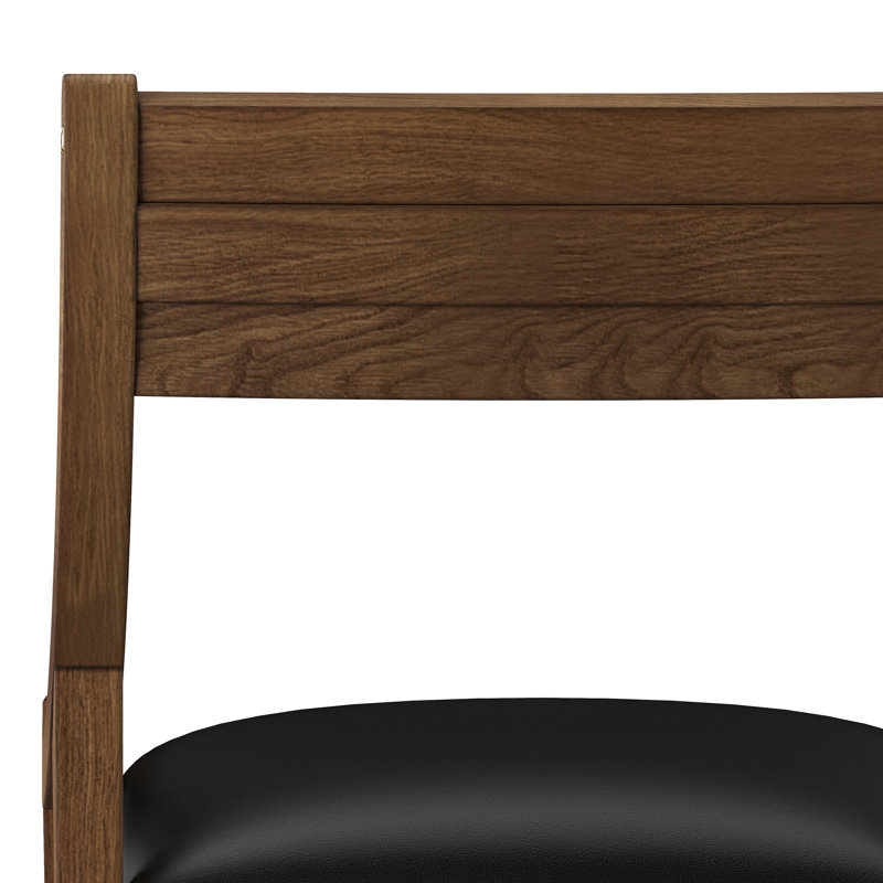 Gillette Wood And Upholstered Game Chair, Set Of 4, Brown