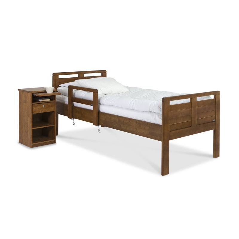 Ahleeyah 18.11cm Bed Legs, Nut Brown