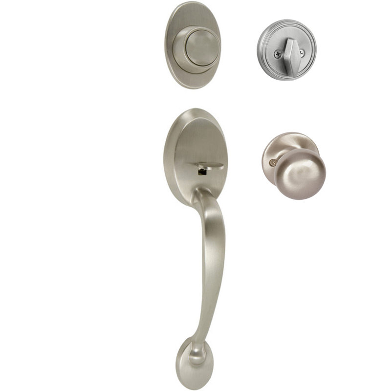 Callan Exterior Dummy Entry Set Universal/Reversible, Oil Rubbed Bronze
