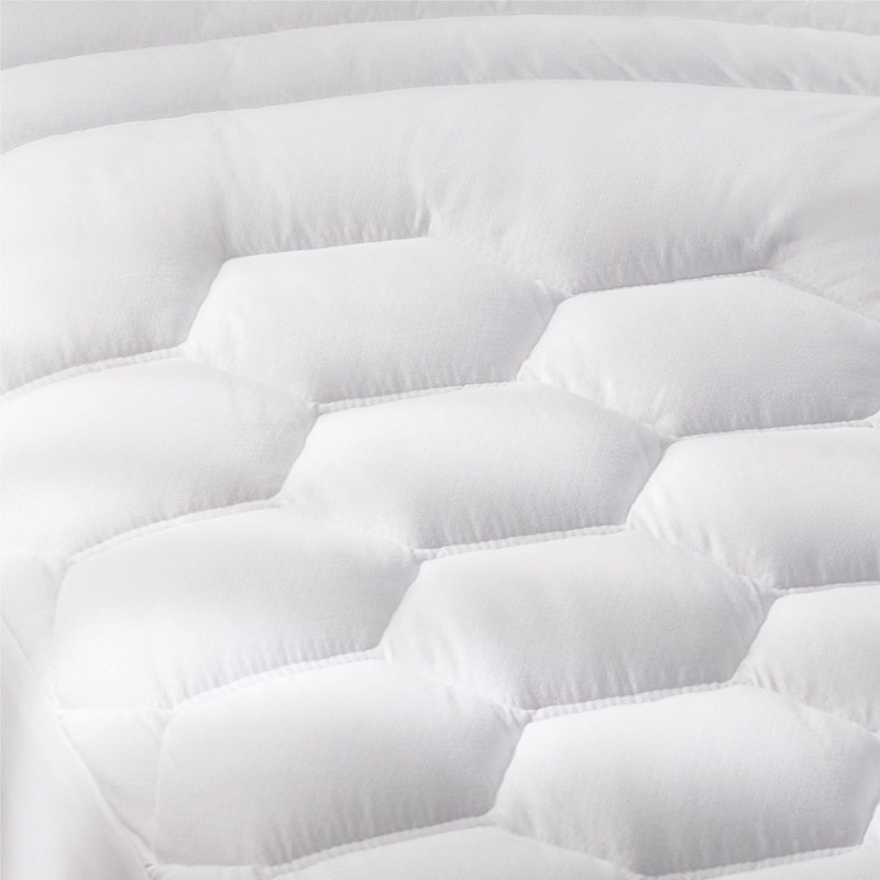 Bedsure Mattress Pad - Quilted Fitted Mattress Topper Protector, Noiseless Breathable Bed Cover Padded, Gray, King