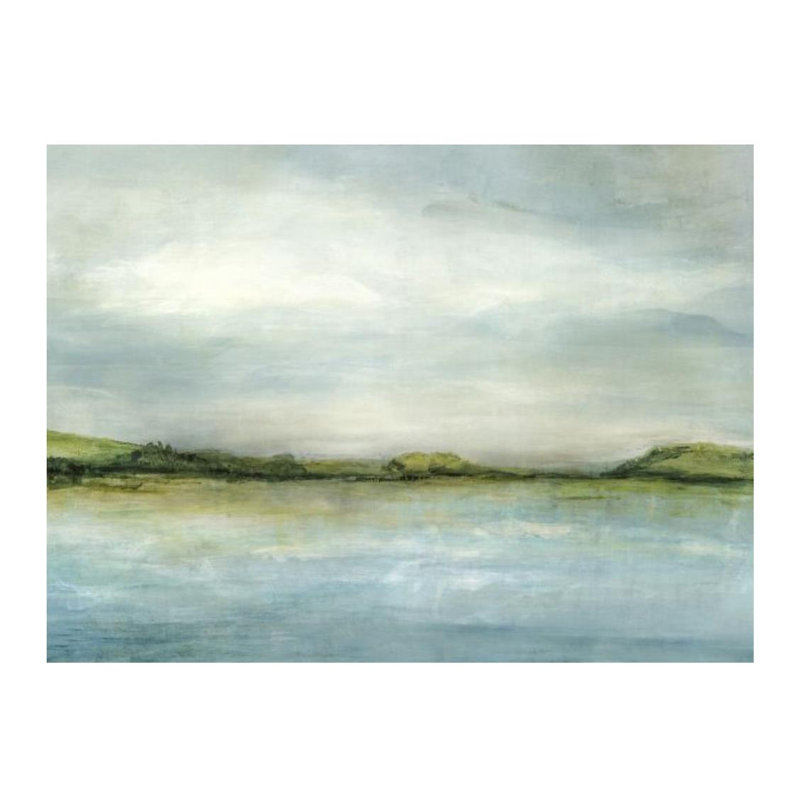Sea Breezes II Painting by D’Alessandro Léon, Knife Gel, 36" H x 49" W x 1.5" D