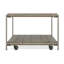 Ensemble de table basse et de table de bout en bois 3 pièces Corbeta, graphite vieilli