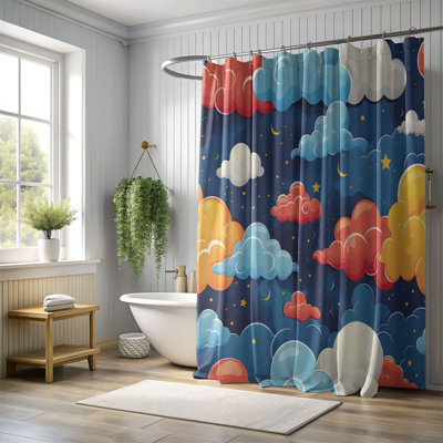 Rideaux de douche Cloudy Dreams - Premium