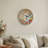 Elegant Decorative Wall Clock, 15.7 x 15.7 inches | Silent Sweep Movement, 90% Plastic / 10% Glass Construction | Perfect for Home or Office Decor, Stylish and Quiet Timepiece for Any Room