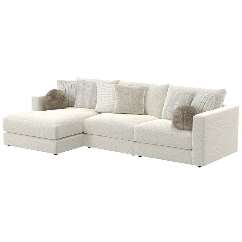 Ritzy Modular Sectional (Chaise), Left Hand Facing, 39" H x 131" W x 72" D