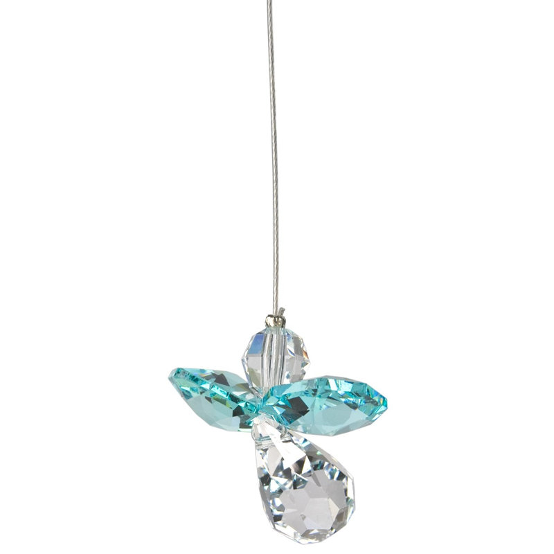 Cristal ange gardien, Zircon bleu
