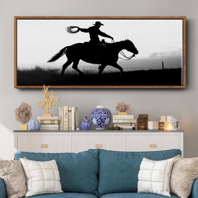 «Rope and Ride I», toile encadrée