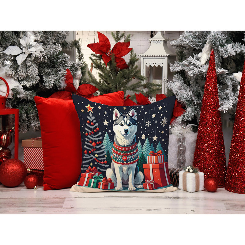 Coussin décoratif intérieur / extérieur Enchanted Christmas, 18 po x 18 po