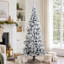 Arbre de Noël artificiel enneigé 6 pi-363621315