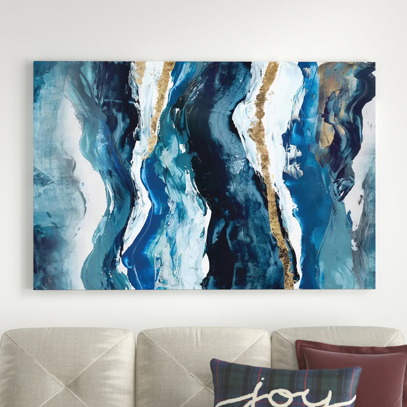 " Effectus II " by Isabelle Z, 40" H x 60" W, Wrapped Canvas, No Frame