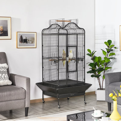 Cage à oiseaux de 63 po avec roues Victorian