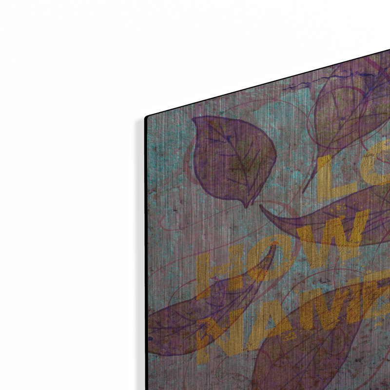 «Earth Psalm 2» par Art Licensing Studio, art mural en métal, 36 po x 12 po, H 12 po x l 36 po