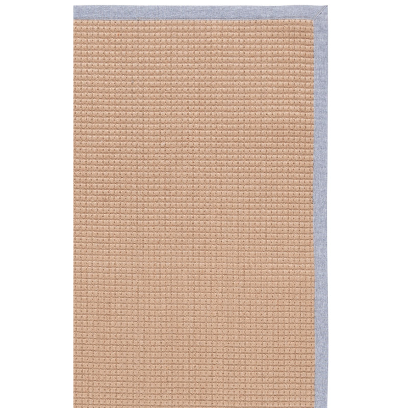 Tapis naturel en fibre naturelle 144 de couleur maïs / brun, Rectangulaire 8 pi x 10 pi