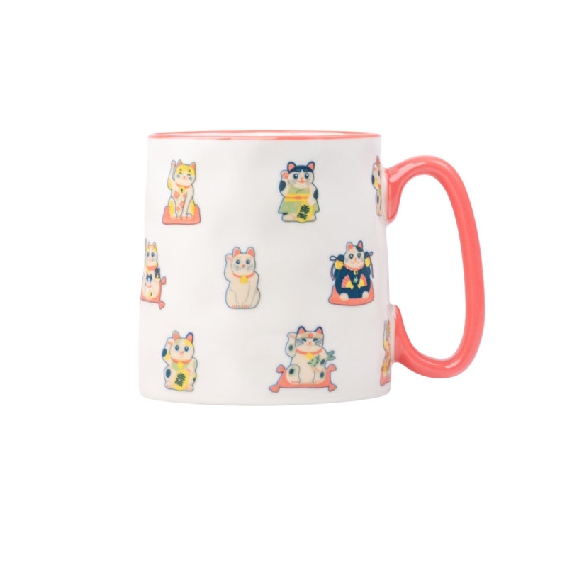 Grande tasse 10 Maneki Neko 10 Strawberry Street