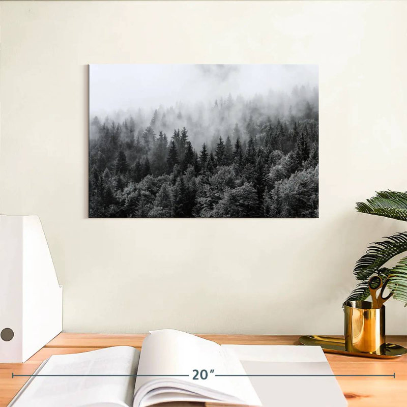 Forêt de pins brumeux Alvord, H 8 po x l 12 po
