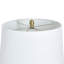 Ceramic Table Lamp - Cirri Cream - White Shade