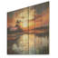 «By The Lake Sunrise Reflections III» - impression sur bois-807532197