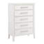 Ensemble de chambre à coucher en bois 3 pièces avec commode Andover, blanc, 2 pièces Andover-122544609