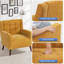 Chaise d'appoint moderne avec fauteuil capitonné et capitonné-1339542623