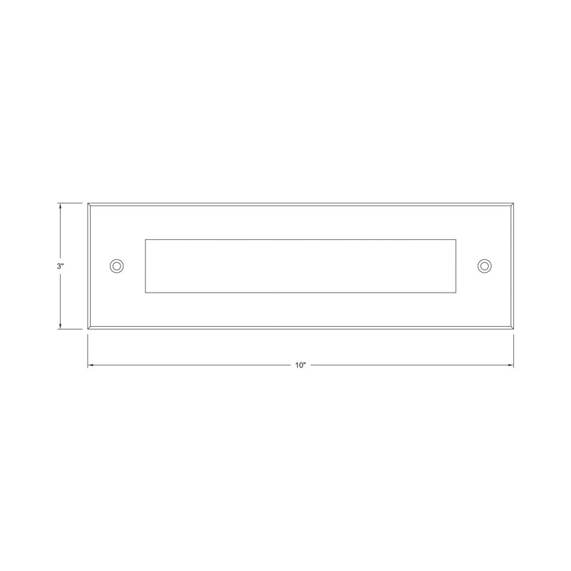 Dash LED Flat Brick Light Large