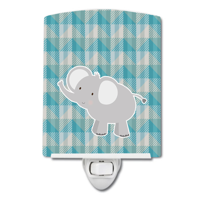 Éclairage de nuit en céramique éléphant