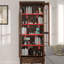 Bibliothèque de style américain avec portes en verre