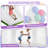 8.46' X 5.84' White Bounce House With Slide