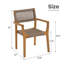 Chaise de salle à manger d'extérieur Bennett-112309282