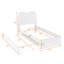 Lit plateforme tapissier en bois avec tête de lit simple et lit gigogne Jasontyler-1605067255
