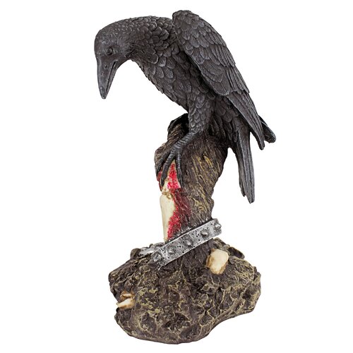 Design Toscano The Raven's Perch Zombie Statue & Reviews | Wayfair