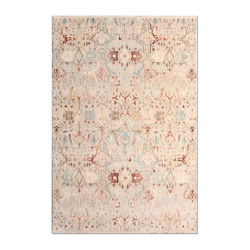 Cotton Abstract Indoor Rug, Runner 3'3" x 16'5"