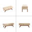 Pieds en bois massif pour la pesée et tabouret de lit avec fonction de rangement-2030784277