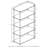 Heslin 23.58'' W Manufactured Wood Shelving Unit-344490526