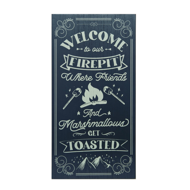 Happy Camper Text & Numbers Box Signs & Plaques