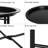 Annaleese Small End Table Set Foldable Tray X-shaped Cross Leg Side Table-1967426585