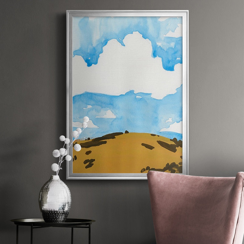 «Summer Knoll II», reproduction encadrée de qualité supérieure - prête à être accrochée, H 36,5 po x l 26,5 po x P 1,25 po