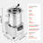 Food Processor Vegetable Chopper 19 Quart Food-Grade Stainless Steel Blender