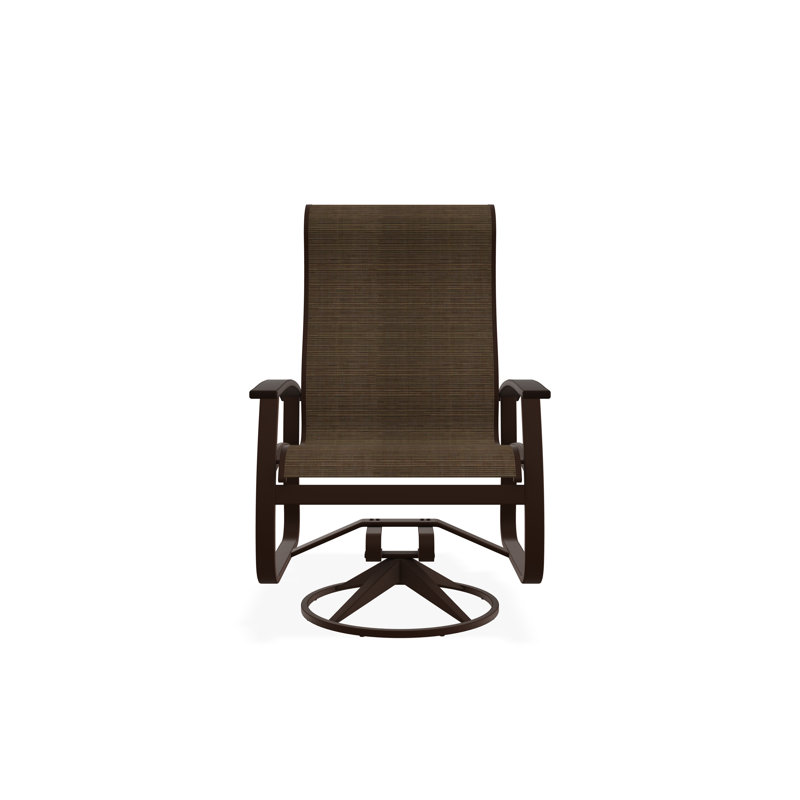 Belle Isle Outdoor Dining Chair, Bark, Kona