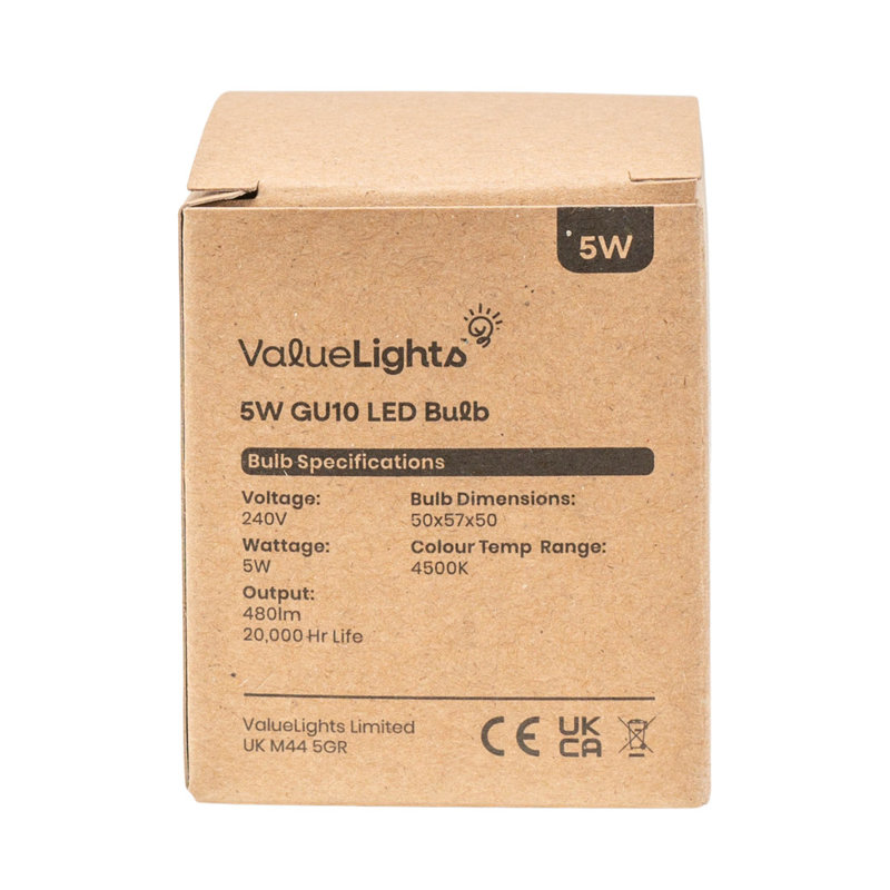 Paltrow 5W GU10 LED Spotlight Light Bulb