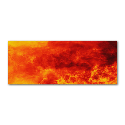 Flames - Print on Canvas