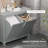 Tilt-Out Laundry Sorter Cabinet, Bathroom Storage Organizer With Two-Compartment Tilt-Out Hamper