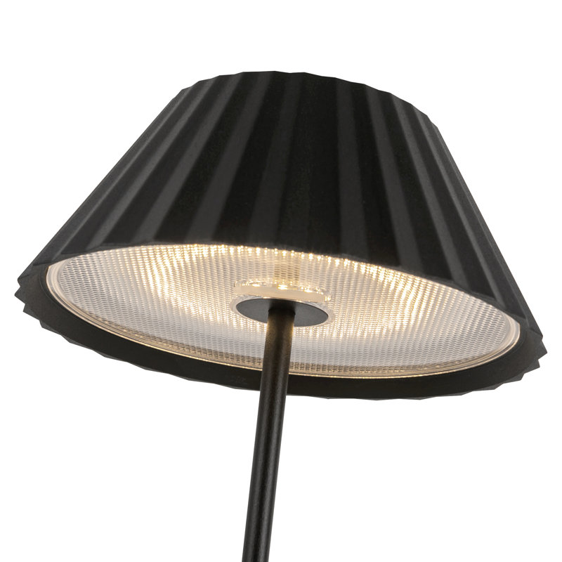 Zola LED Standard Table Lamp, Black