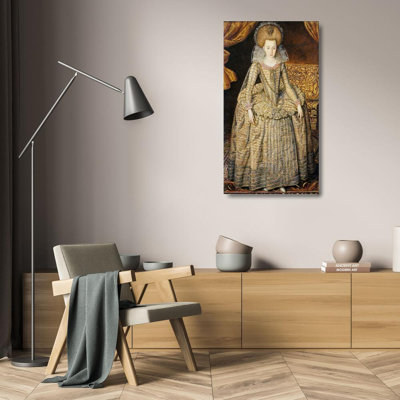 Astoria Grand Peake, Robert Gallery Wrapped Canvas Art Titled: Portrait of Queen Elizabeth of Bohemia